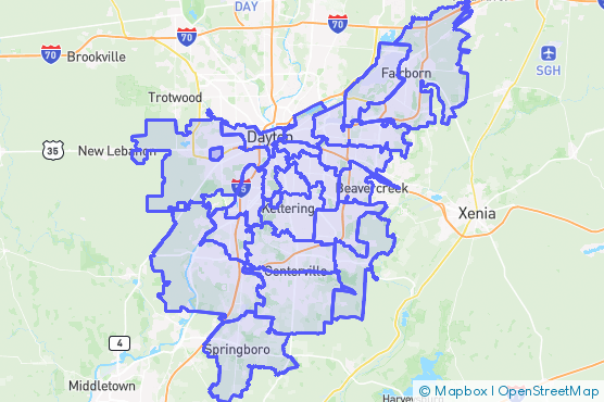 Service Area Map