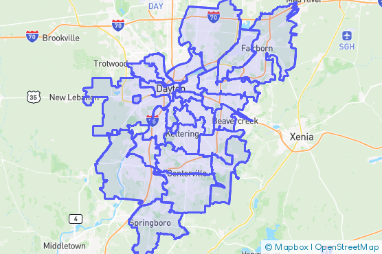Service Area Map