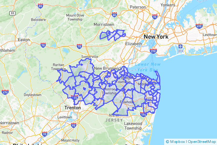 Service Area Map