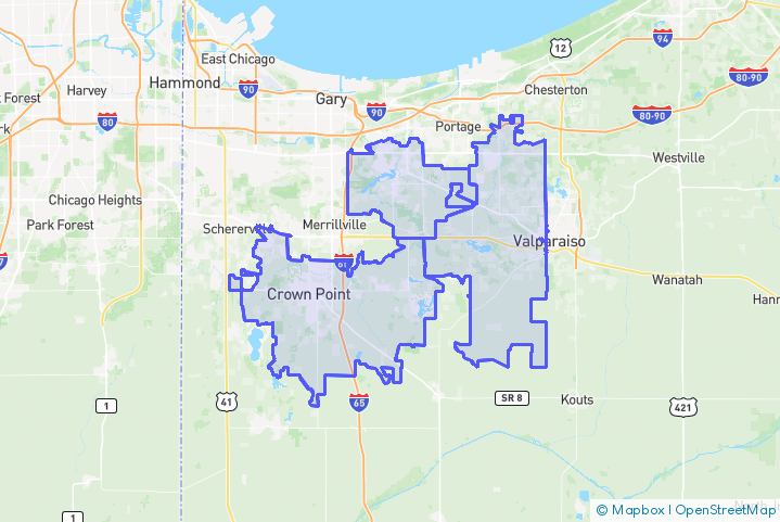 Service Area Map