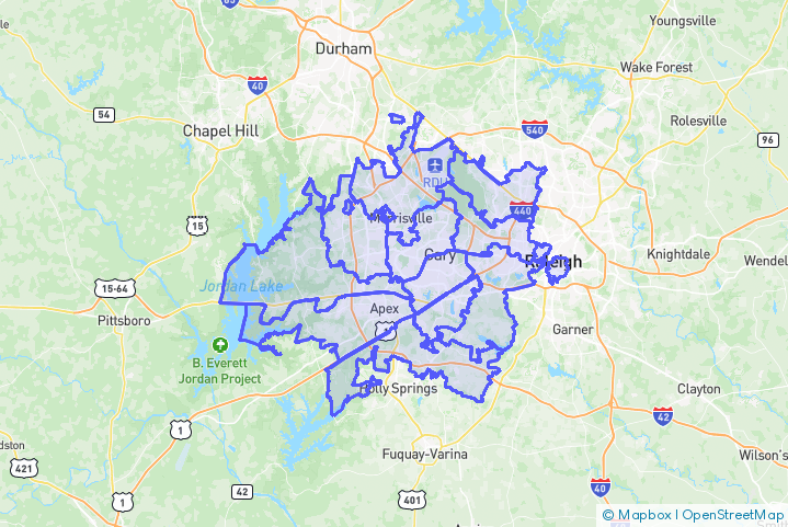 Service Area Map
