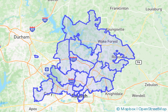 Service Area Map