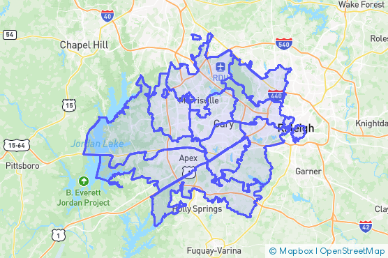 Service Area Map