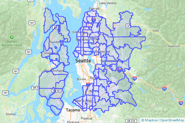 Service Area Map