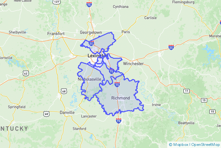 Service Area Map