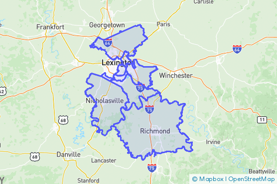 Service Area Map
