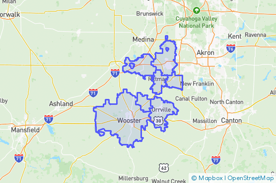 Service Area Map