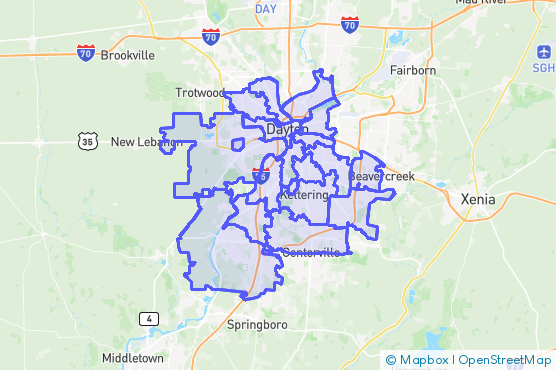 Service Area Map