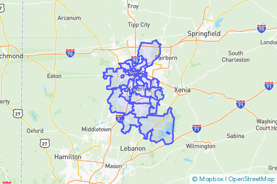 Service Area Map