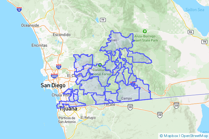 Service Area Map
