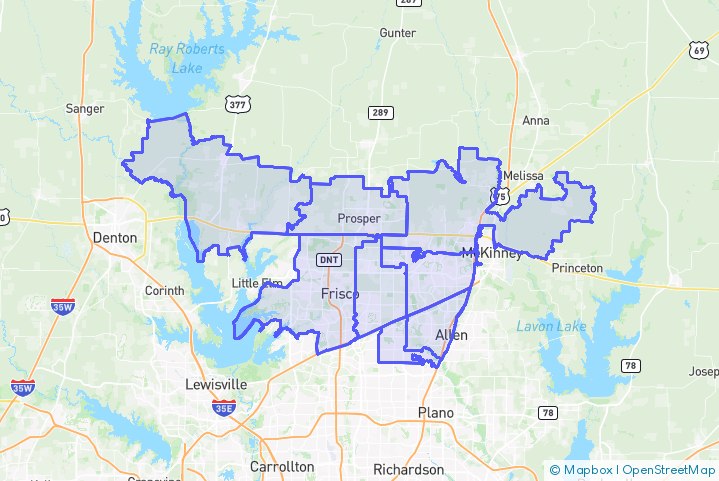 Service Area Map