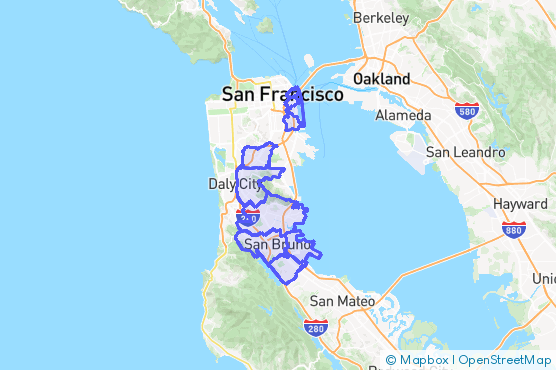 Service Area Map