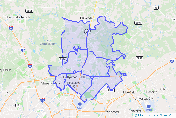 Service Area Map