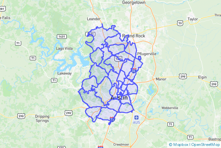 Service Area Map