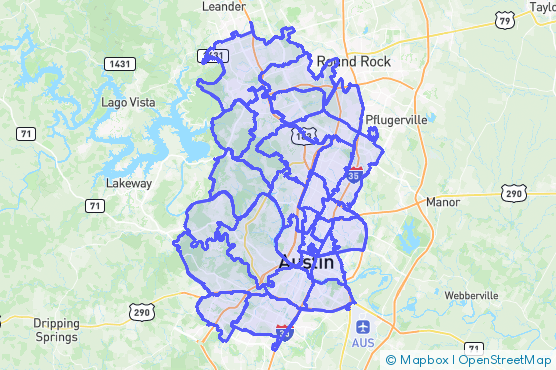 Service Area Map
