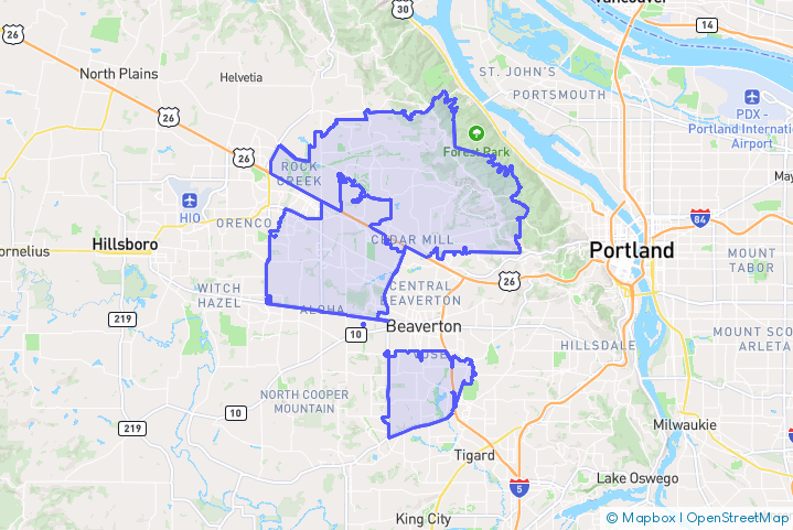 Service Area Map