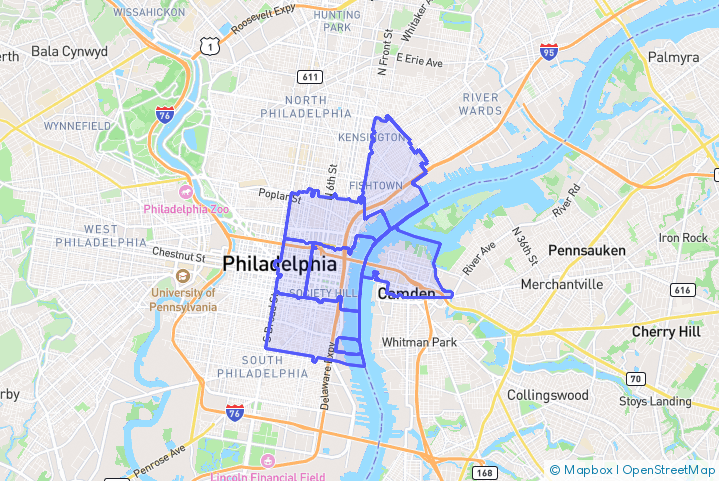 Service Area Map