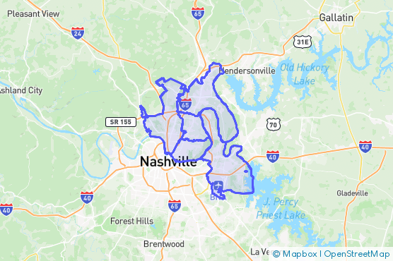 Service Area Map