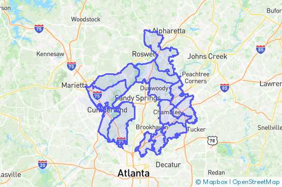 Service Area Map