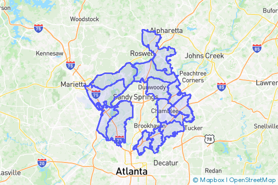 Service Area Map