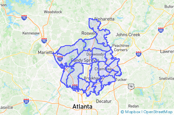 Service Area Map