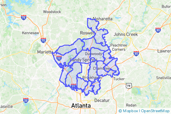 Service Area Map