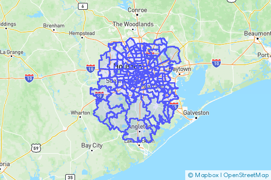 Service Area Map