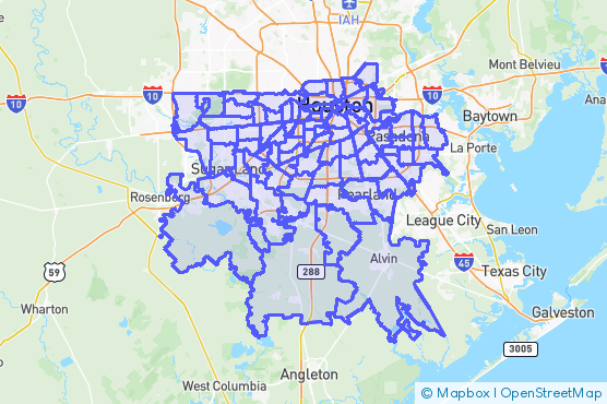 Service Area Map