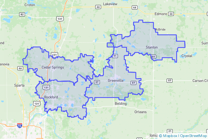 Service Area Map