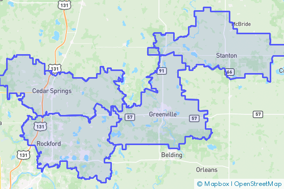 Service Area Map