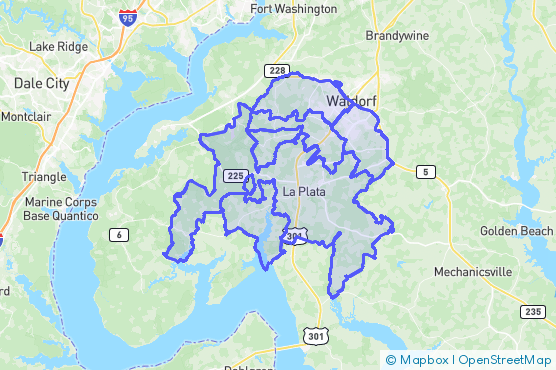 Service Area Map
