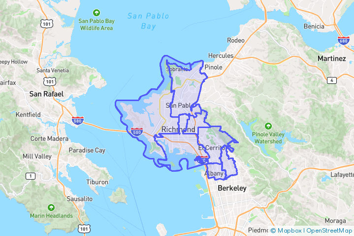 Service Area Map