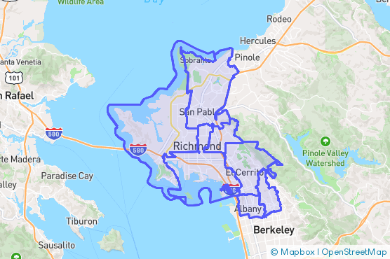 Service Area Map