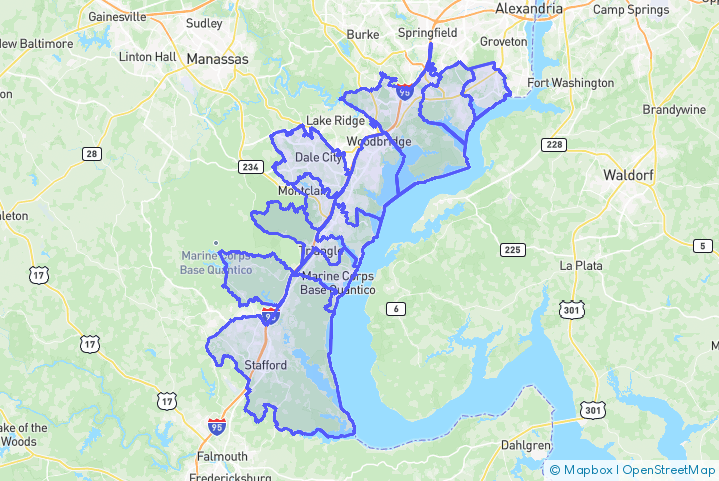 Service Area Map