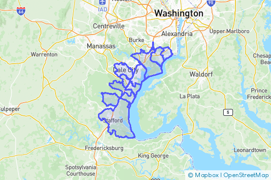 Service Area Map