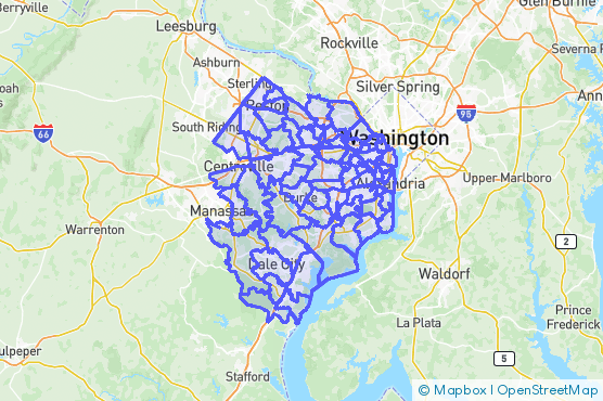 Service Area Map