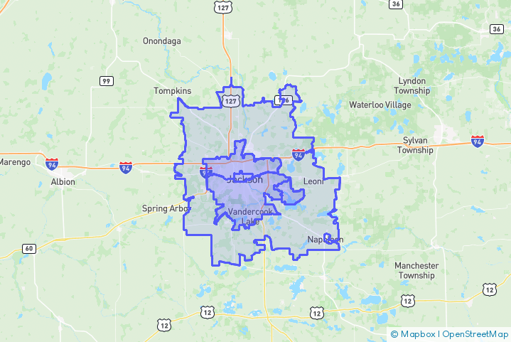 Service Area Map