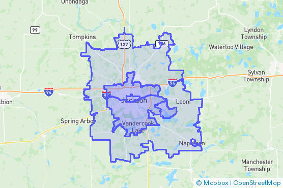 Service Area Map