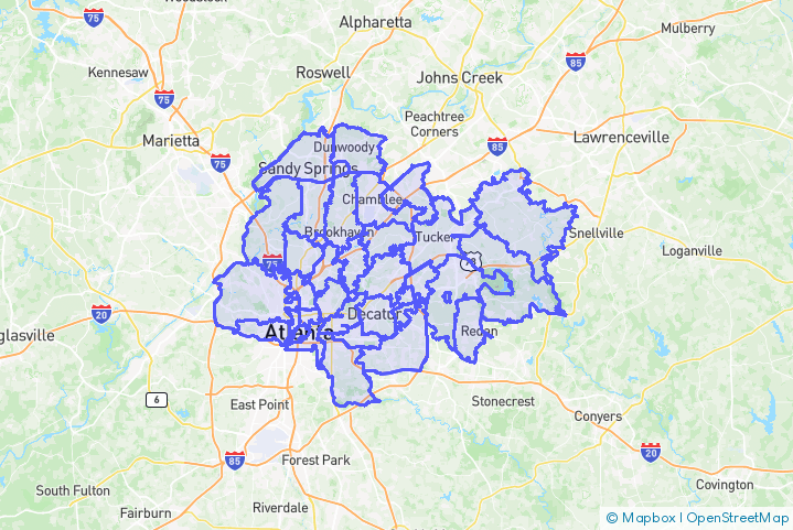 Service Area Map