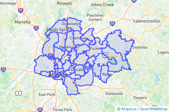 Service Area Map