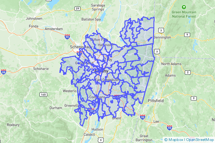Service Area Map