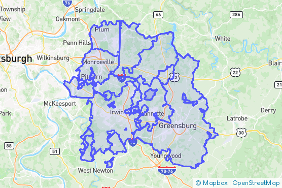 Service Area Map