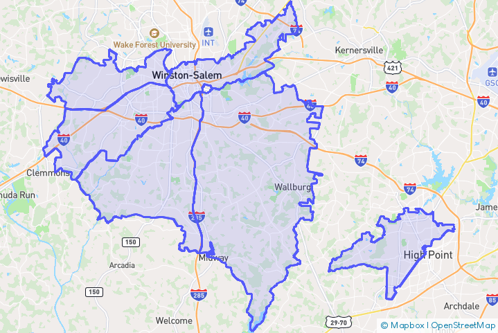 Service Area Map