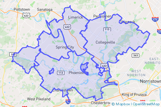 Service Area Map