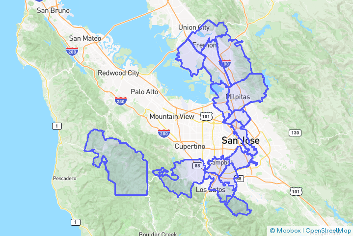 Service Area Map