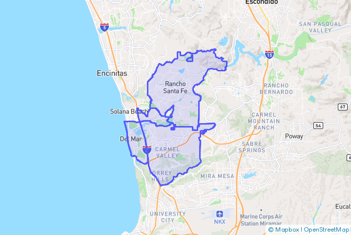 Service Area Map