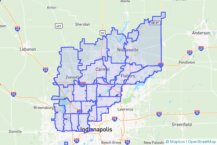 Service Area Map