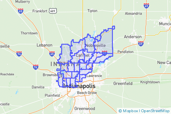 Service Area Map