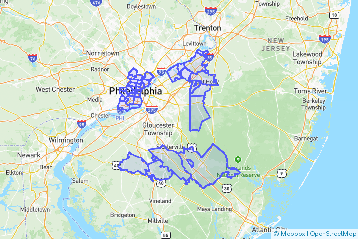 Service Area Map