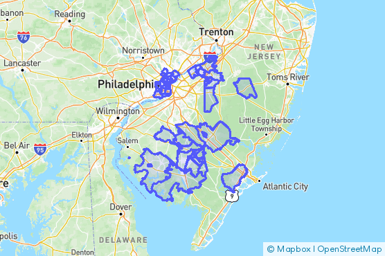 Service Area Map